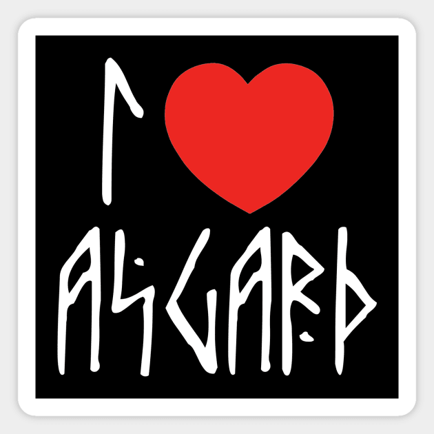 I love Asgard Magnet by NEFT PROJECT